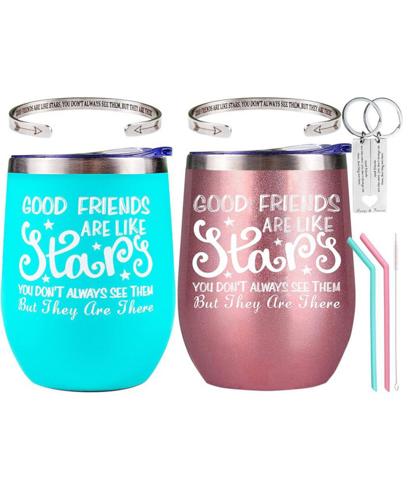 Women's Good Friend Gifts - Like Stars, Christmas and Birthday Presents, Best Friends and Good Friends Birthday Gift for Female Meant2tobe