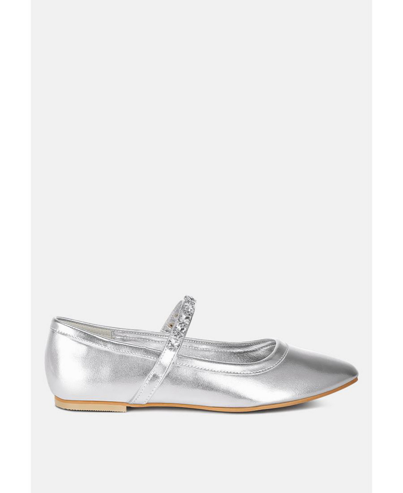 Gloxinia Metallic Mary Jane Ballerinas Rag & Co