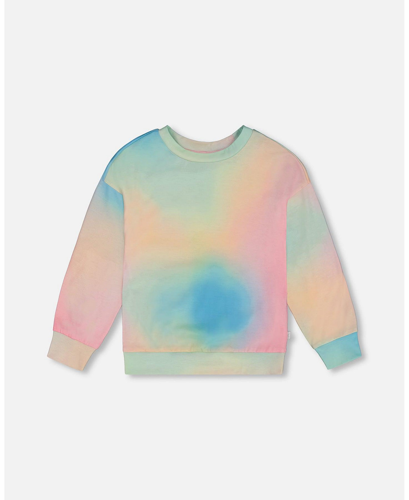 Toddler Girls Printed Long Sleeve Top Multicolored Tie Dye - Toddler|Child Deux par Deux