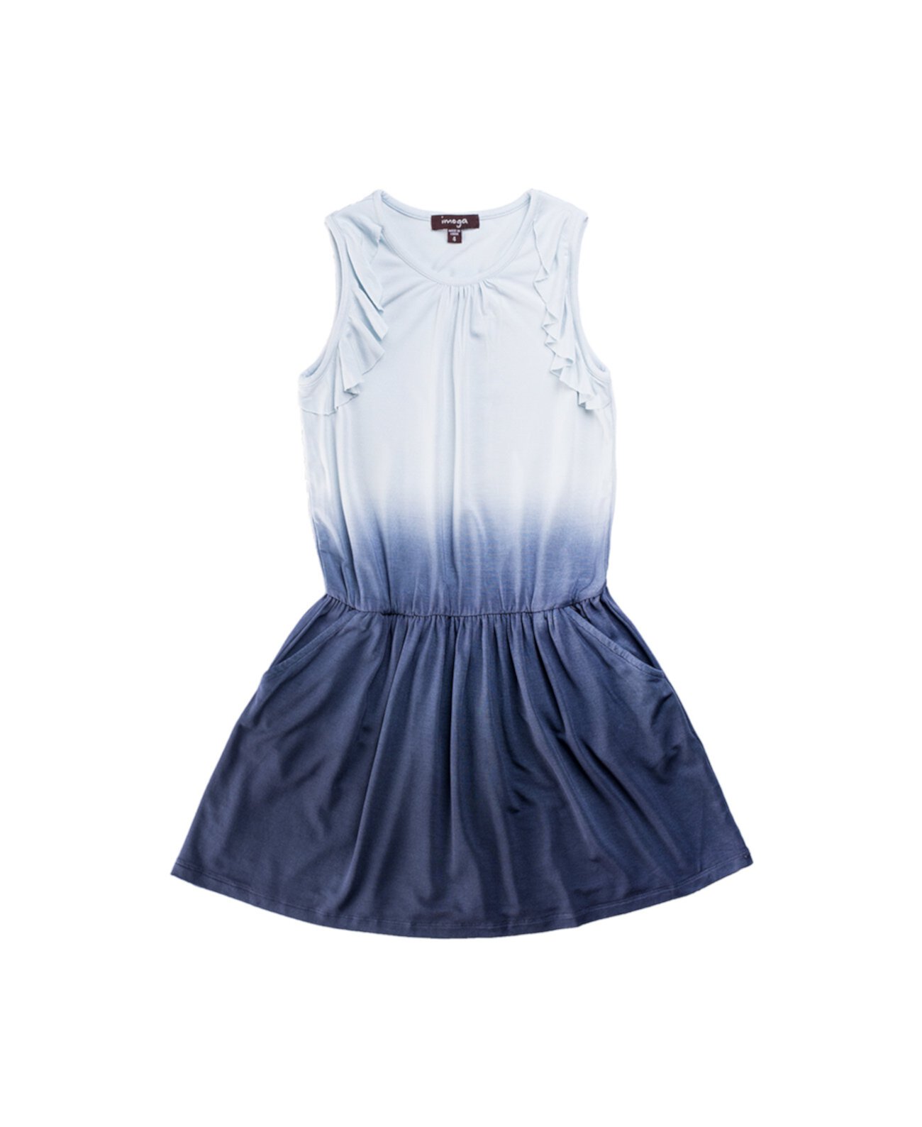 Child Jill Navy Ombre Jersey Dress IMOGA Collection