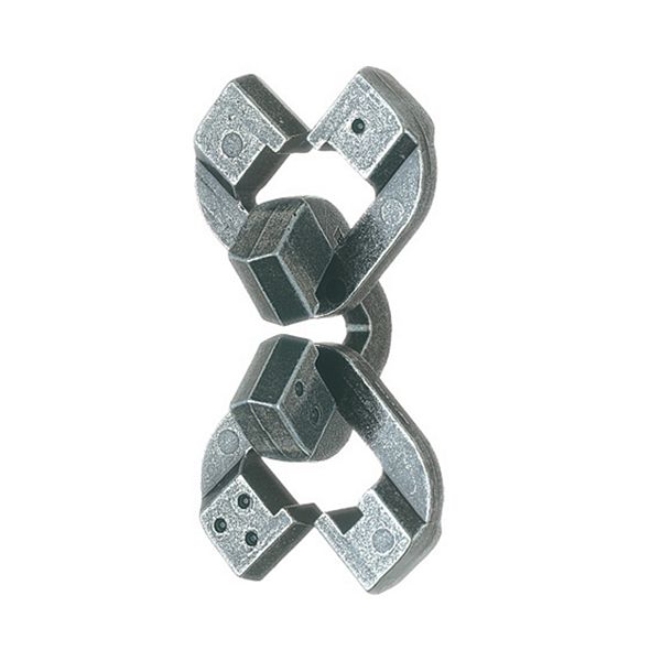 Пазл-головоломка Hanayama Chain, сложность 6 из 6, размер 11,4 см х 7,6 см х 5 см, для детей от 8 лет Unbranded