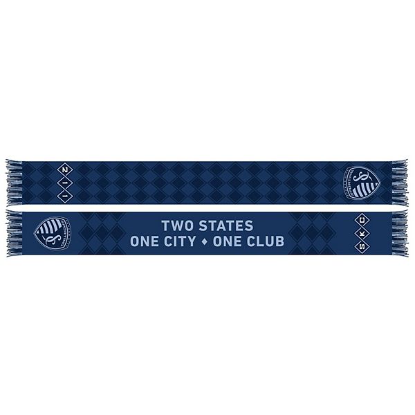 Blue Sporting Kansas City 2024 Jersey Hook Scarf Ruffneck Scarves