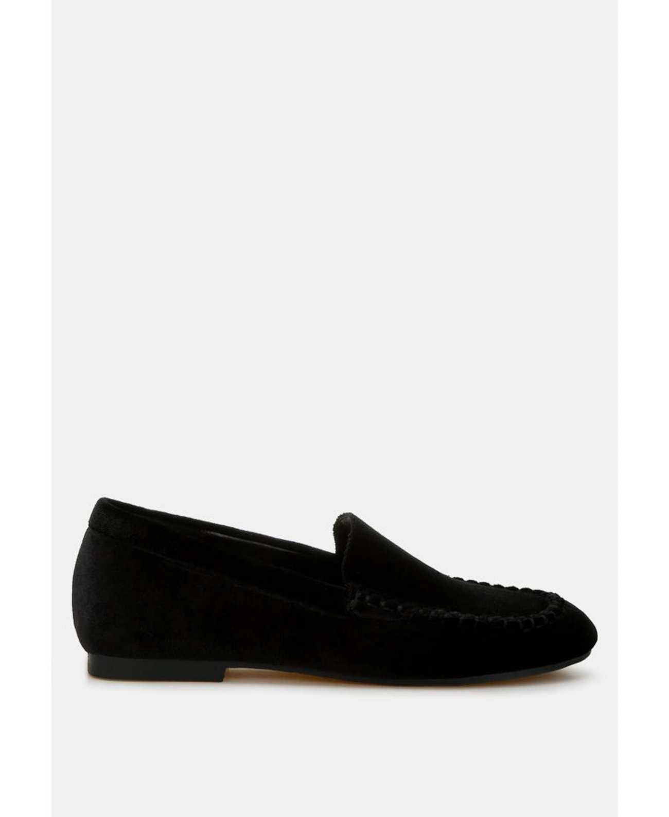 Robua Velvet Flat Loafers Rag & Co