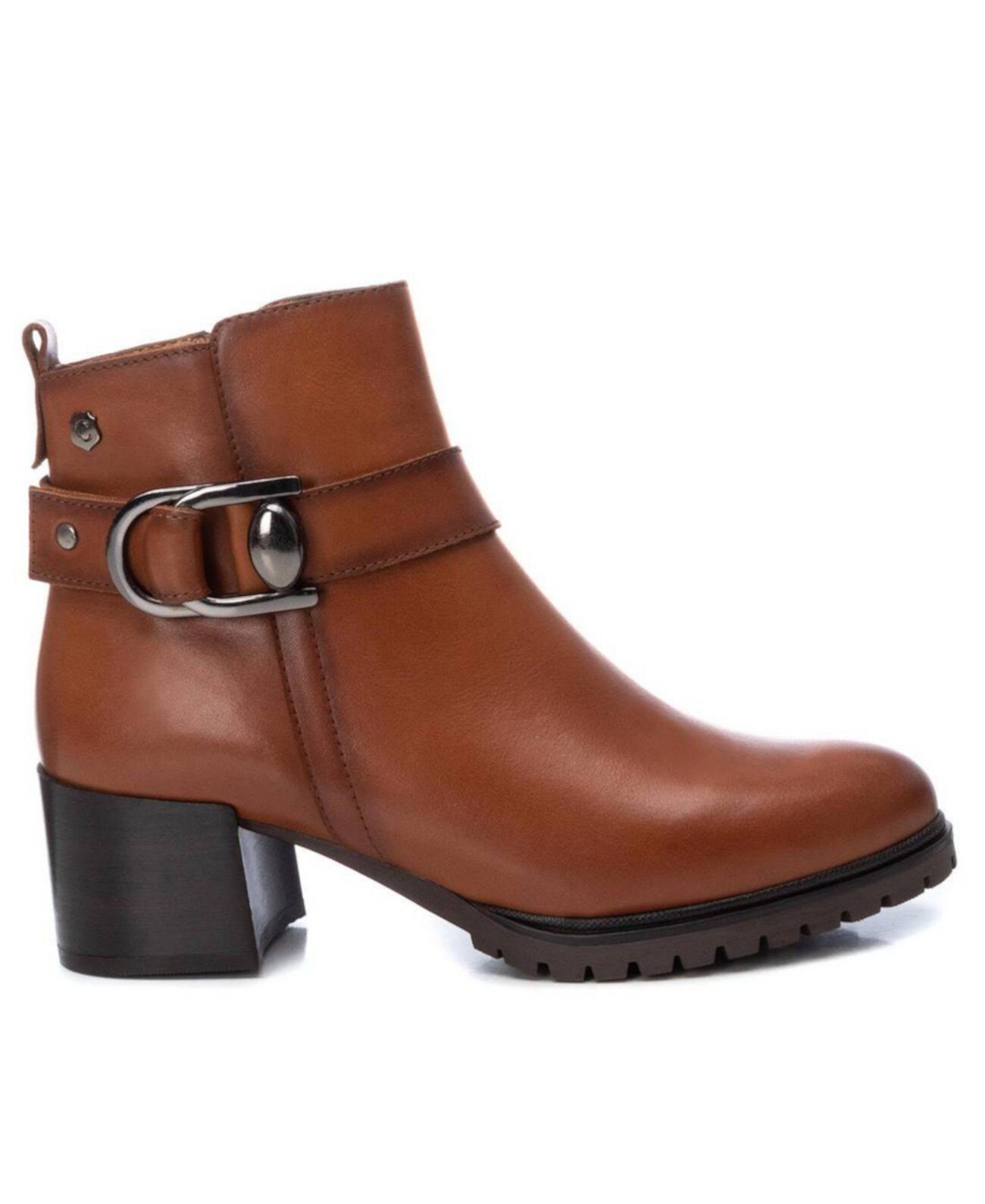 Carmela  Women's Leather Booties By XTI Xti