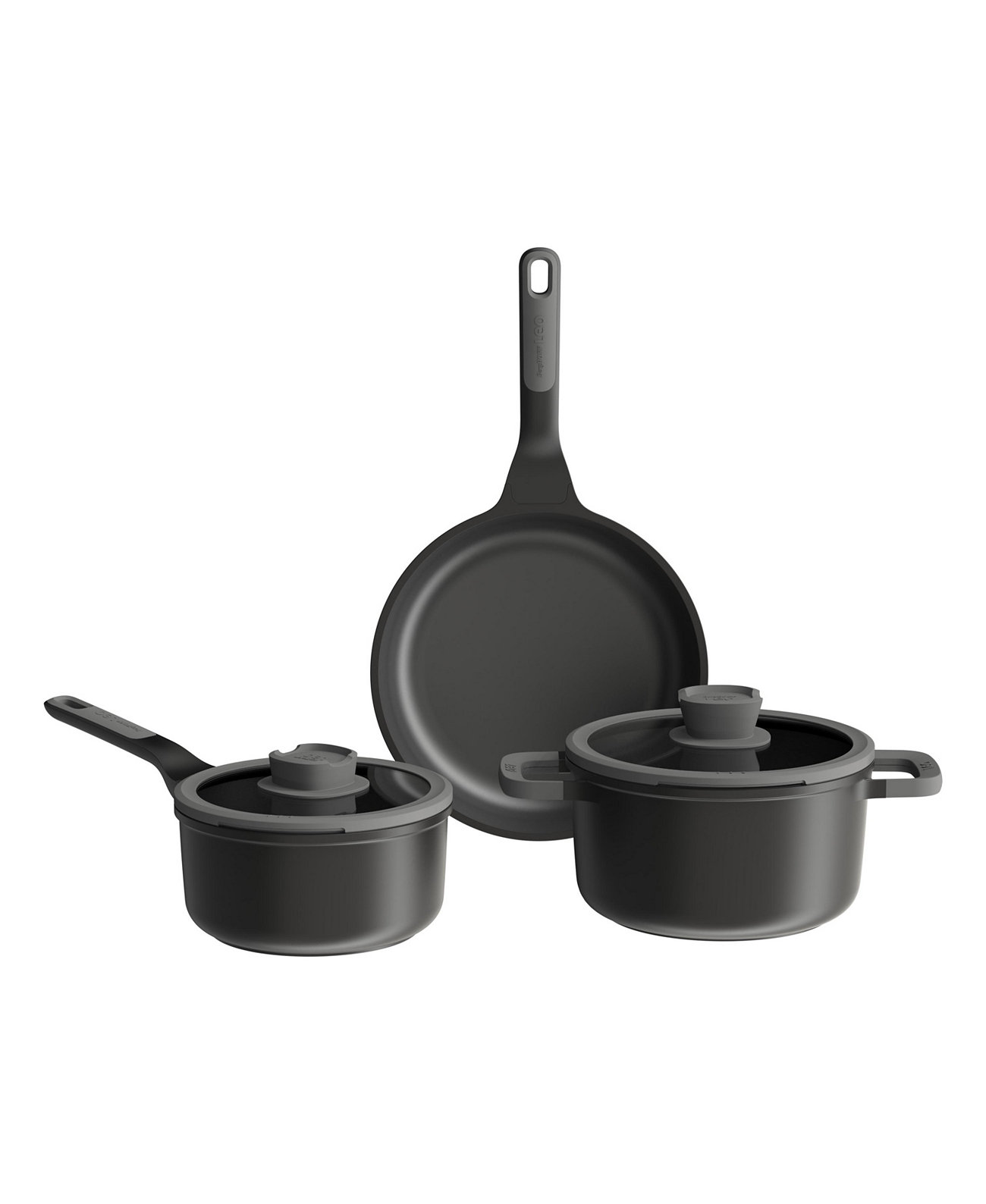 Leo Stone+ 5pc Nonstick Ceramic Cookware Set, Recycled BergHOFF