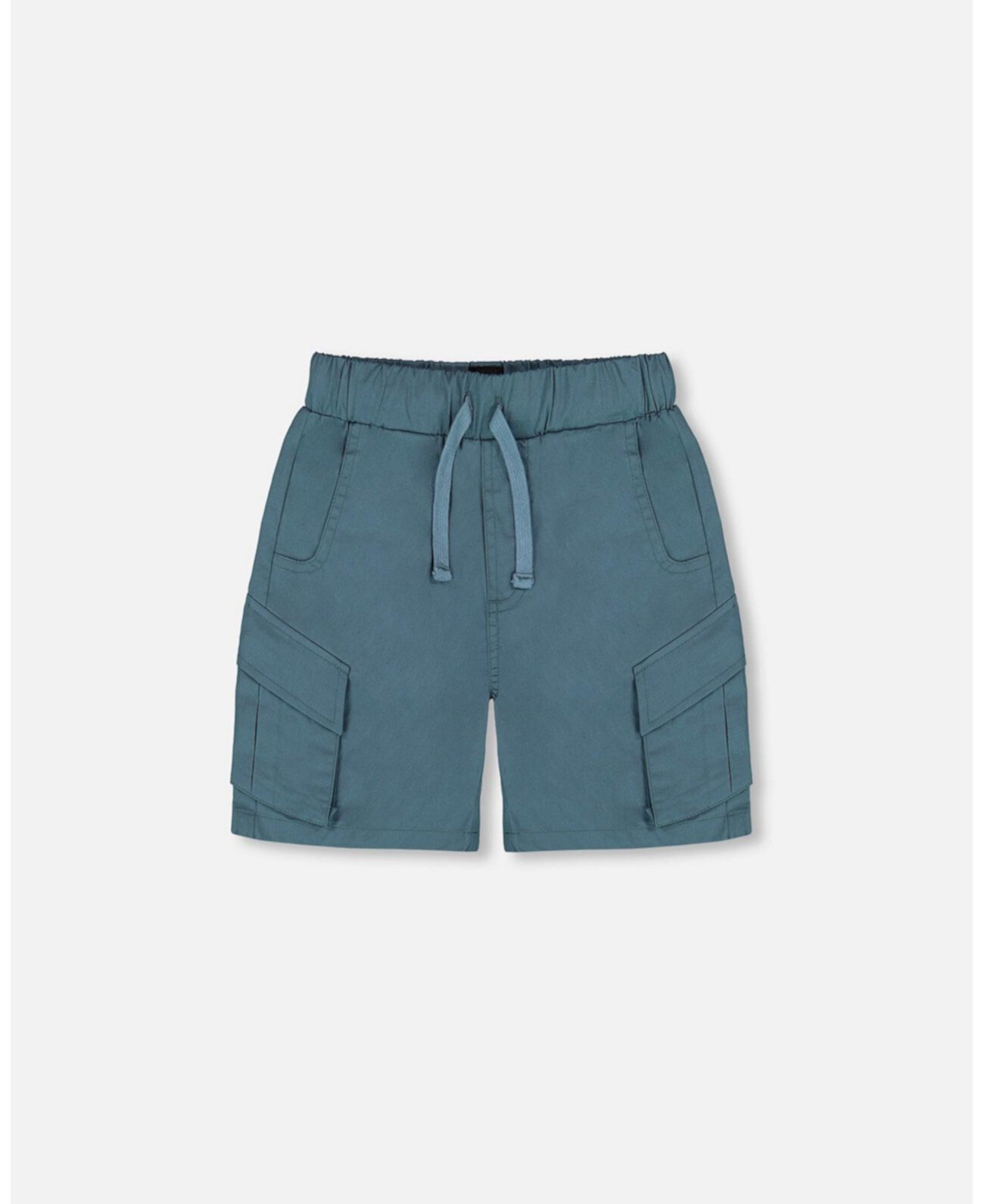 Baby Boys Parachute Cargo Pocket Shorts Dark Teal Deux par Deux