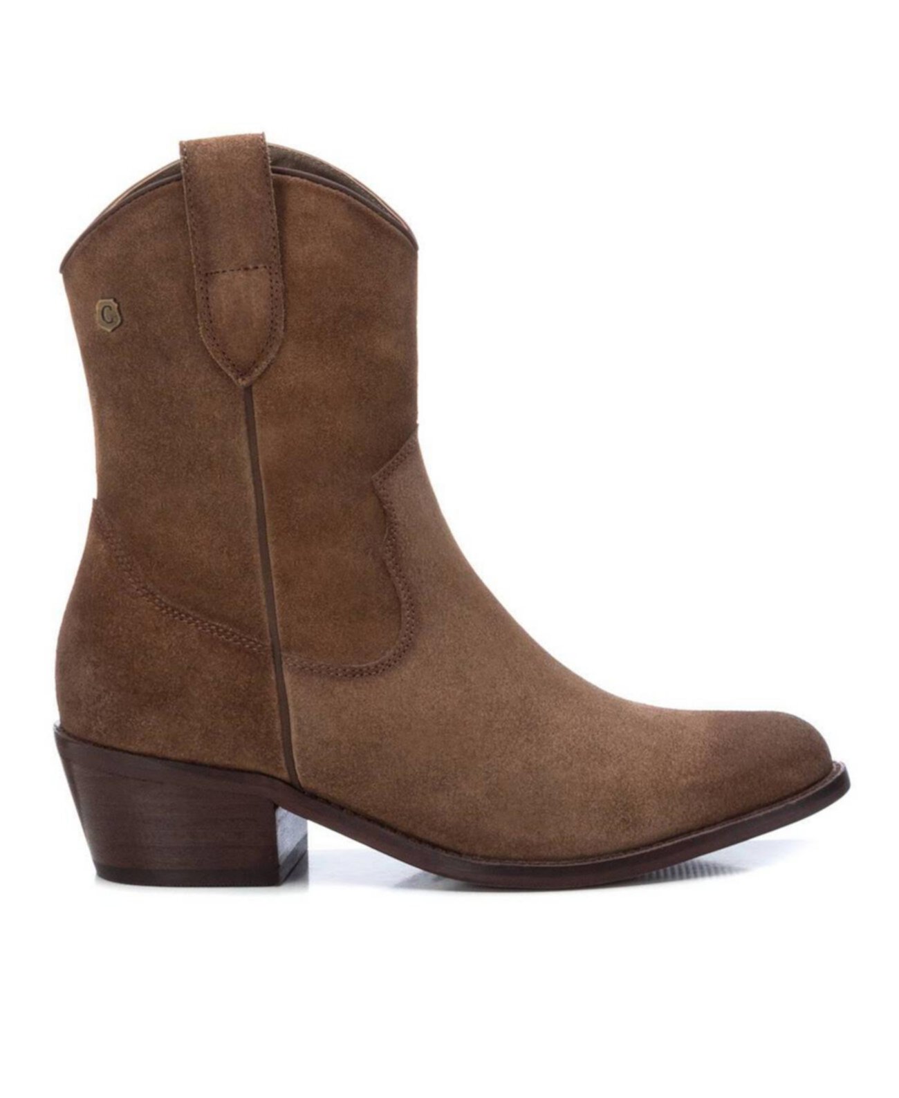 Women's Italian Western Suede Booties Carmela Collection By XTI Xti