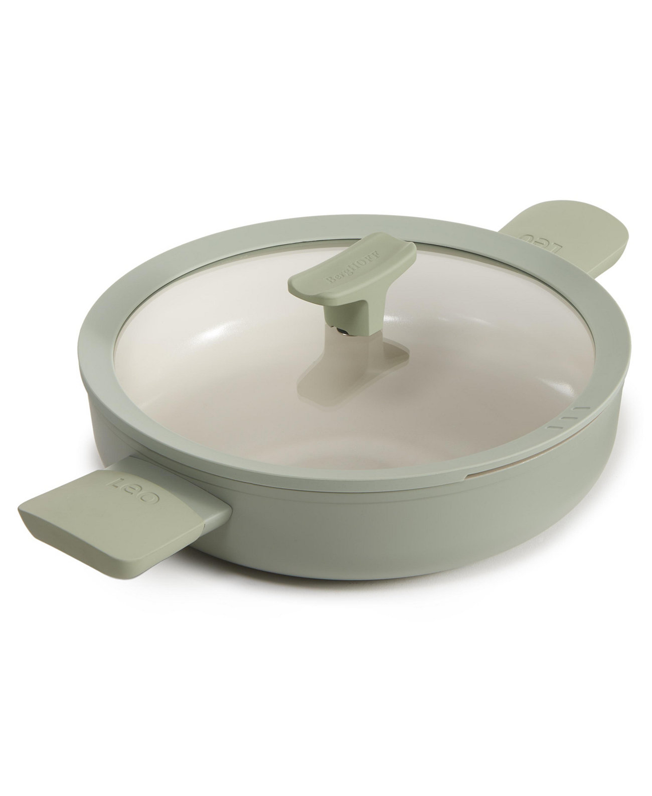 Balance Non-stick Ceramic Saute Pan 10.25", 3.1qt. With Glass Lid, Recycled Aluminum BergHOFF