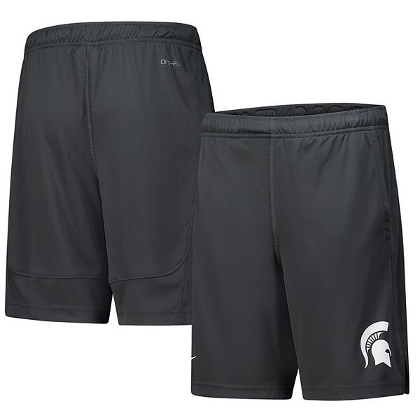 Youth Nike Anthracite Michigan State Spartans Fly Performance Shorts Nike