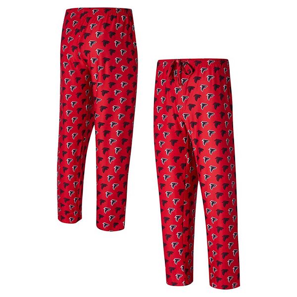 Men's Concepts Sport Red Atlanta Falcons Record All Over Knit Pants Unbranded