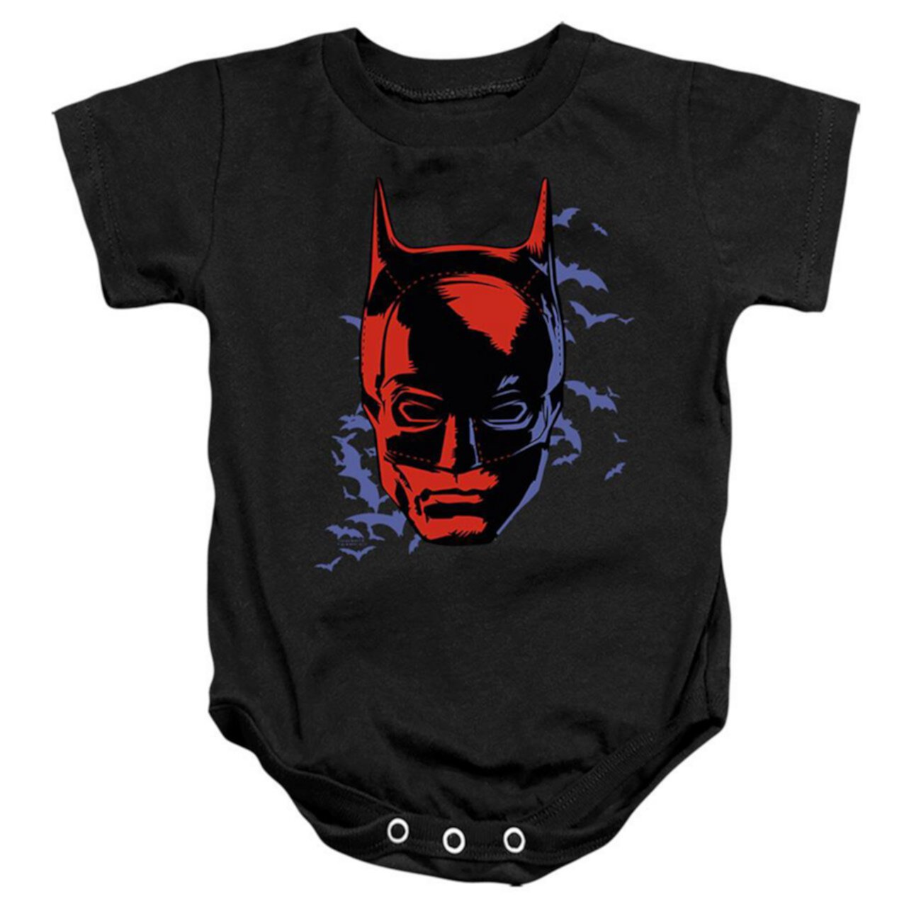 Baby Girls The Baby-Girls Shadowed Headshot Snapsuit Batman