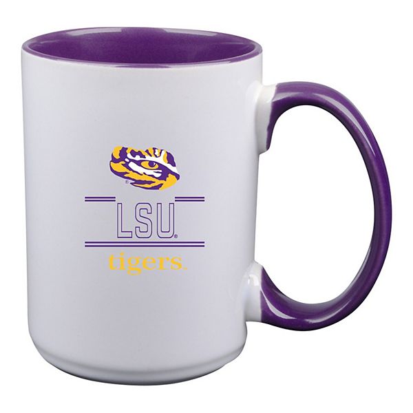 Кружка LSU Tigers керамическая, 15 унций, двусторонняя, подходит для микроволновки и посудомоечной машины The Memory Company