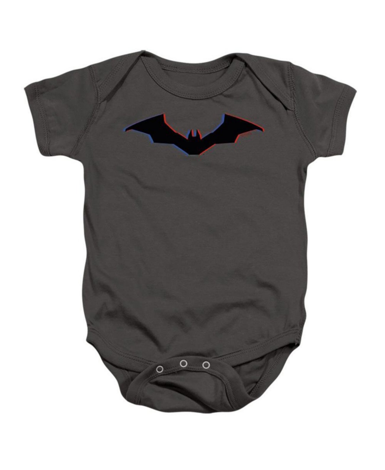 Baby Girls The Baby-Girls Tri Color Bat Silhouette Snapsuit Batman