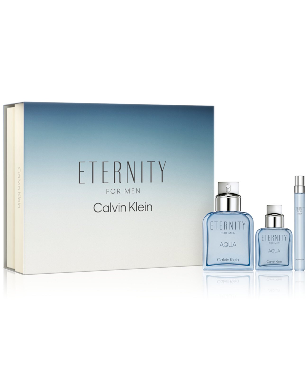 Men's 3-Pc. Eternity Aqua Eau de Toilette Gift Set Calvin Klein