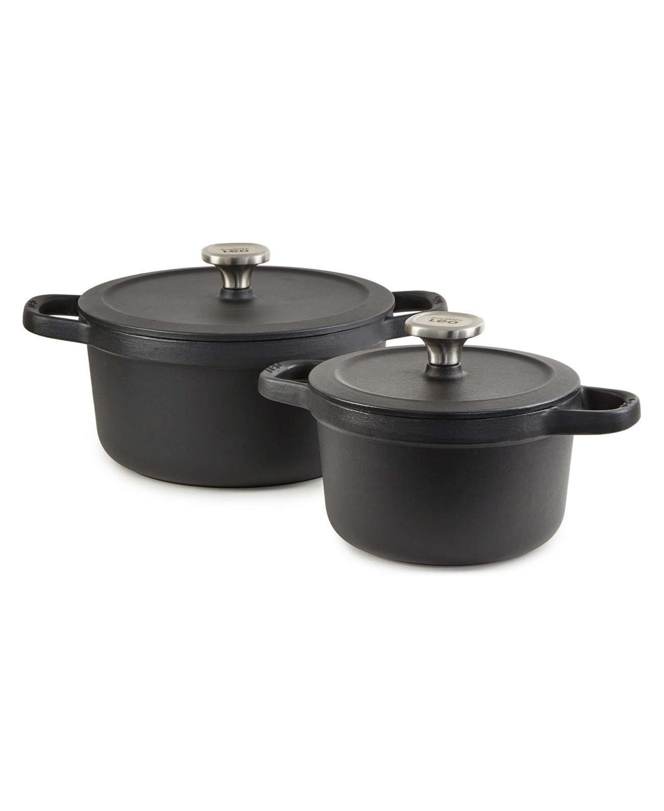 Leo Graphite 4pc Cast Iron Cookware Set BergHOFF