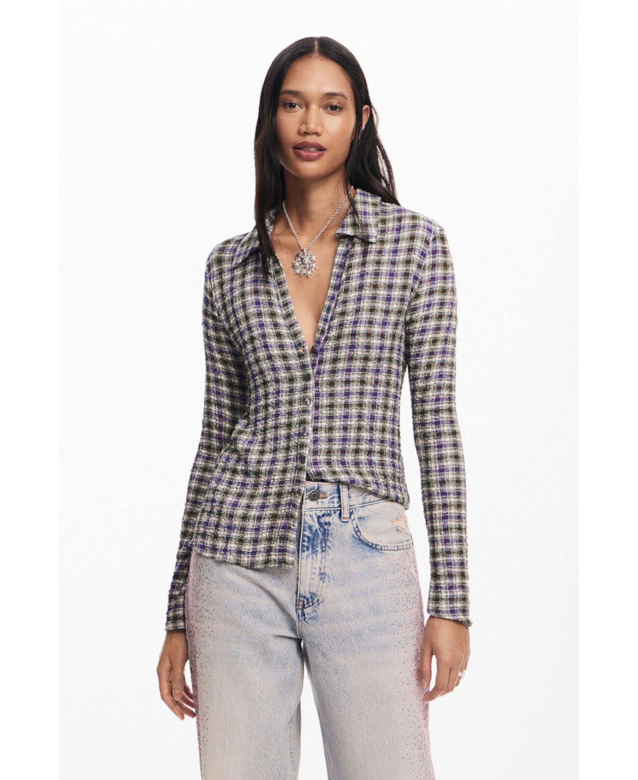 Women's Plaid shirt Desigual