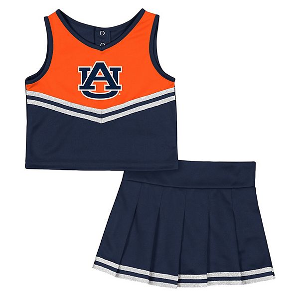 Girls Toddler Colosseum Navy Auburn Tigers Time For Recess Cheer Top & Skirt Set Colosseum