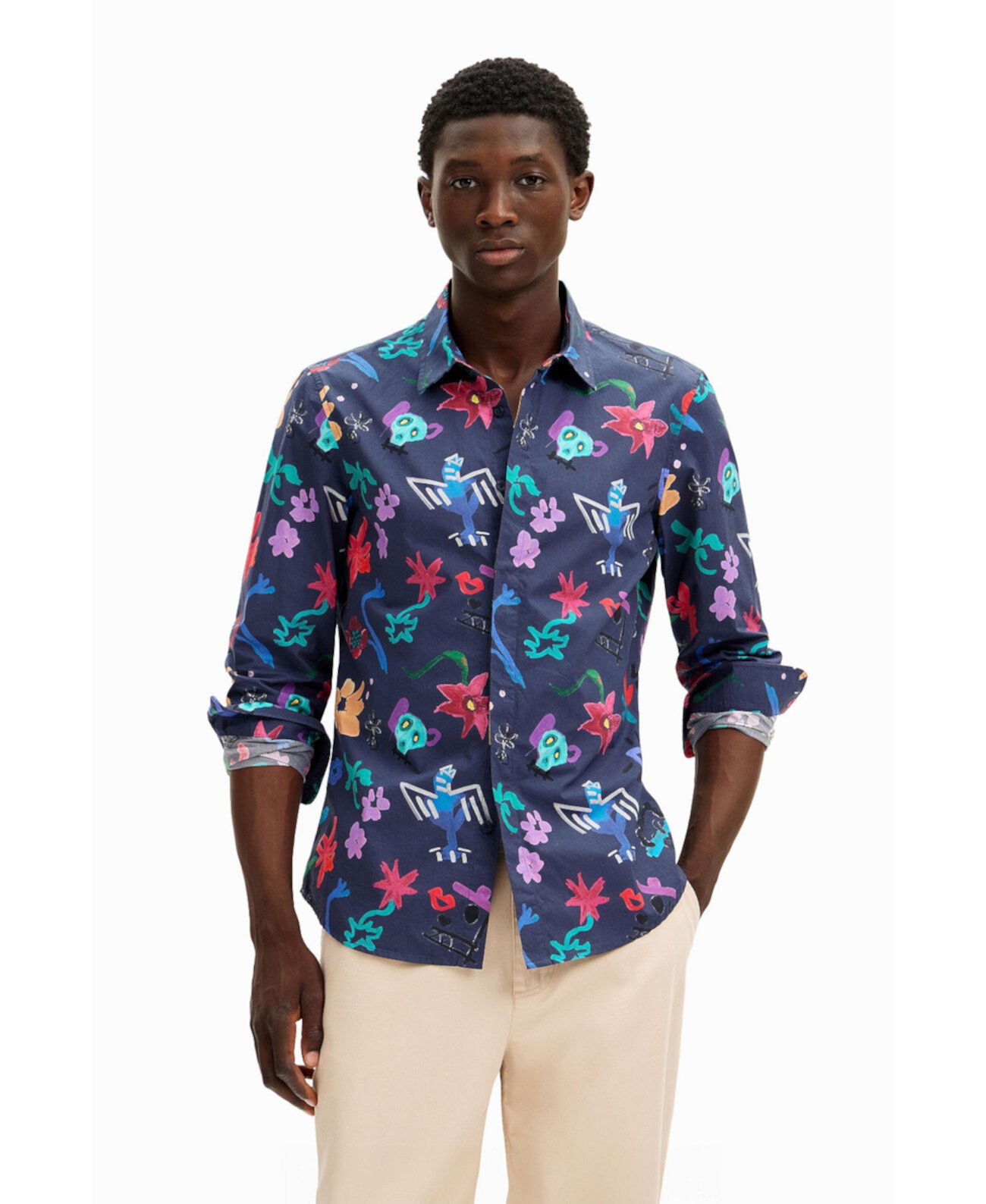 Men's Floral print shirt Desigual