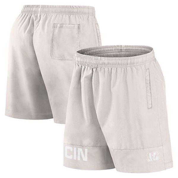 Men's Fanatics Cream Cincinnati Bengals Elements Shorts Fanatics Brands - White Label