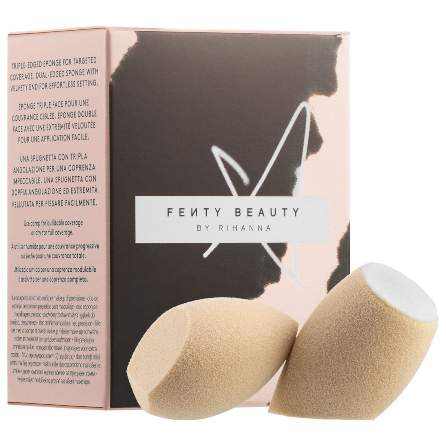 FENTY BEAUTY by Rihanna Lil Precision Makeup Sponge Duo 105 Fenty