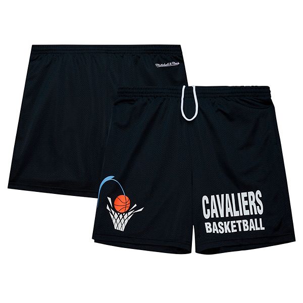 Men's Mitchell & Ness Black Cleveland Cavaliers Hardwood Classics Gameday Mesh Shorts Mitchell & Ness