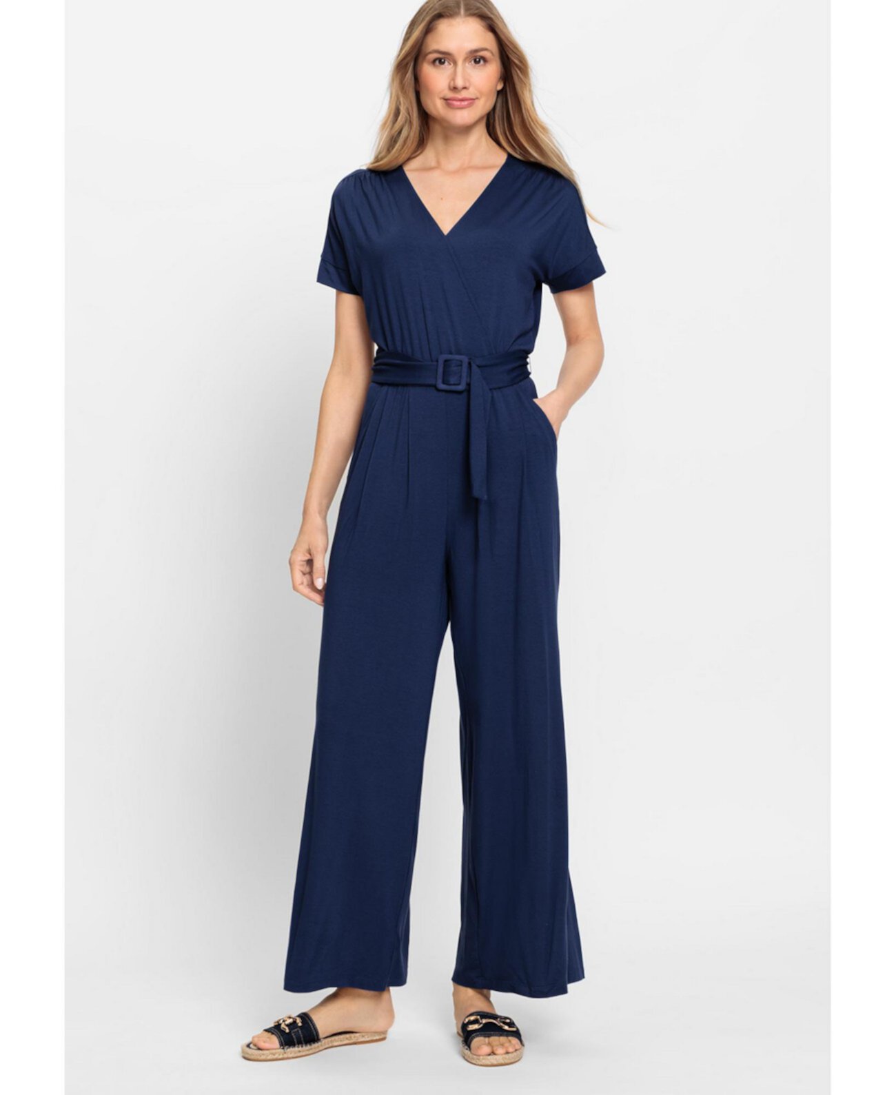 Women's Anna Fit Wide Leg Jumpsuit Olsen