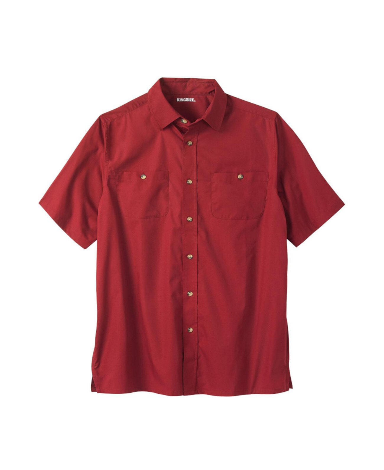 Men's Big & Tall Short-Sleeve Pocket Sport Shirt KingSize