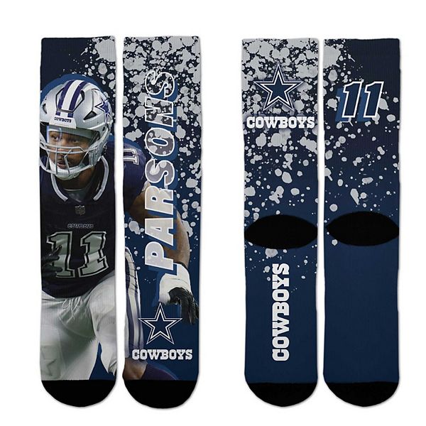 Носки For Bare Feet Micah Parsons Dallas Cowboys Road Warrior с поддержкой свода стопы и бесшовным мысом For Bare Feet