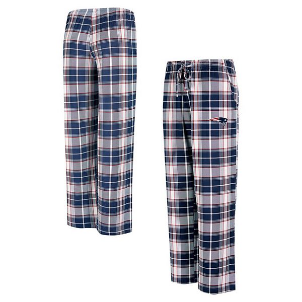 Women's Concepts Sport Navy New England Patriots Ashford Plaid Knit Pants Unbranded