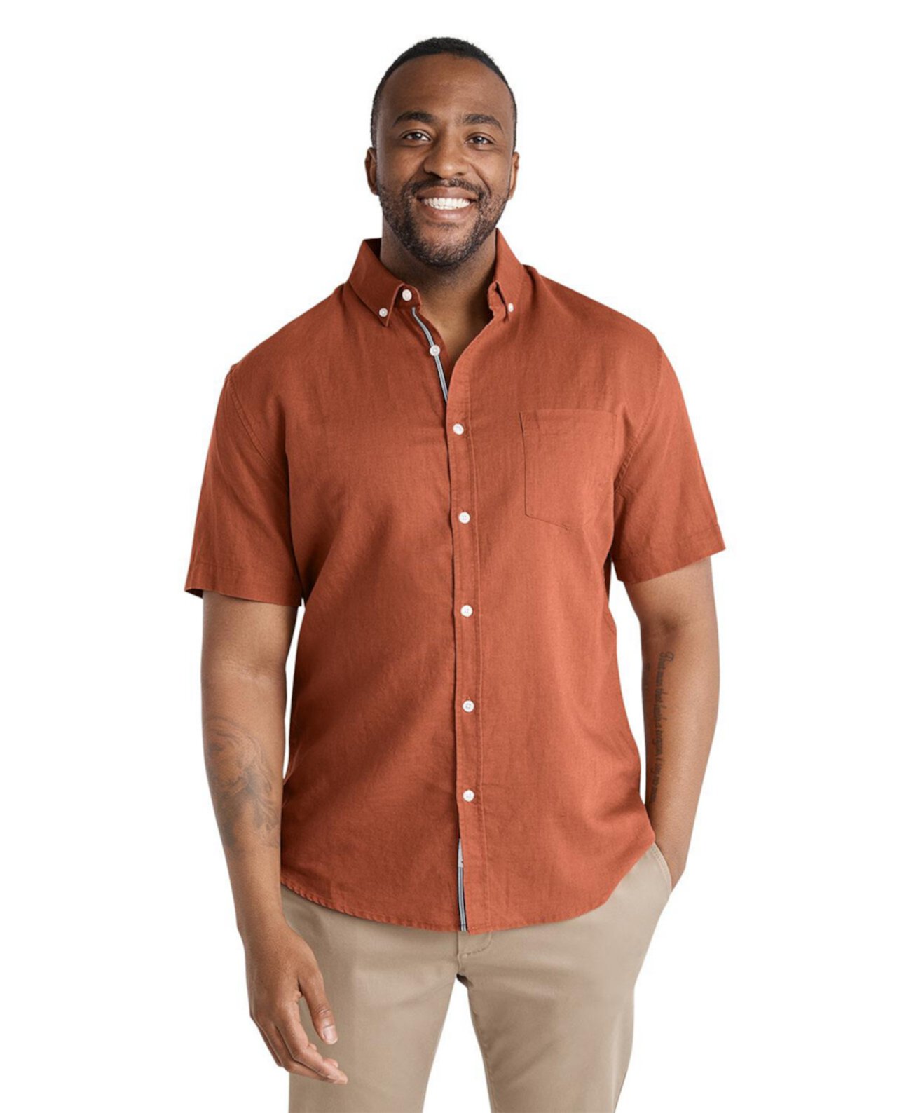 Big & Tall Fresno Linen Shirt Johnny Bigg