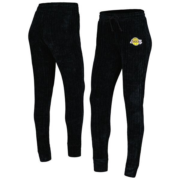 Women's College Concepts Black Los Angeles Lakers Linger Pants Unbranded