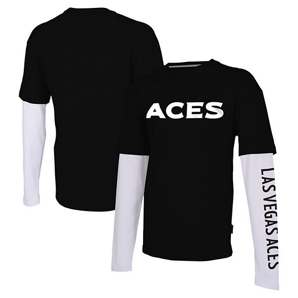 Unisex Stadium Essentials Black Las Vegas Aces Spectator Long Sleeve T-Shirt Stadium Essentials