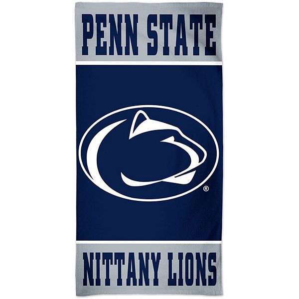 Пляжное полотенце Penn State Nittany Lions 76 см x 152 см, 100% полиэстер и хлопок, яркая графика Wincraft