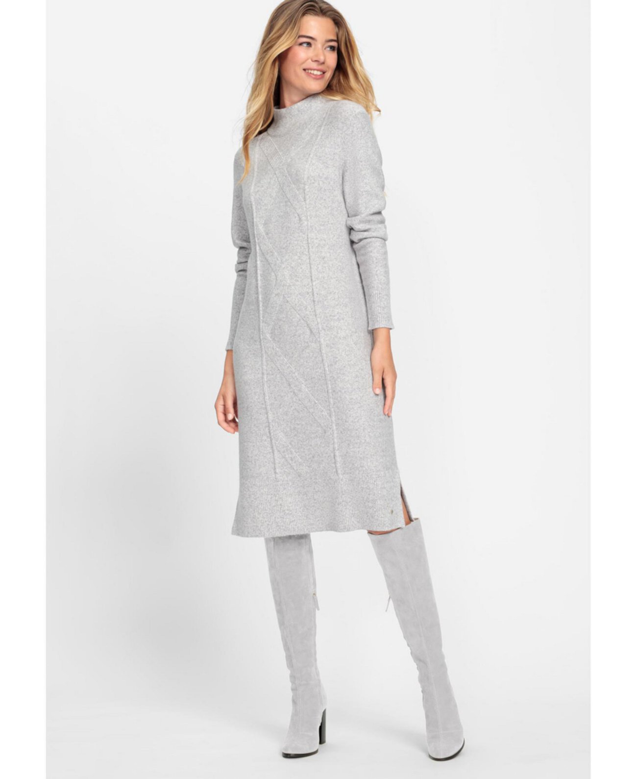 Women's Funnel Neck Sweater Dress Olsen