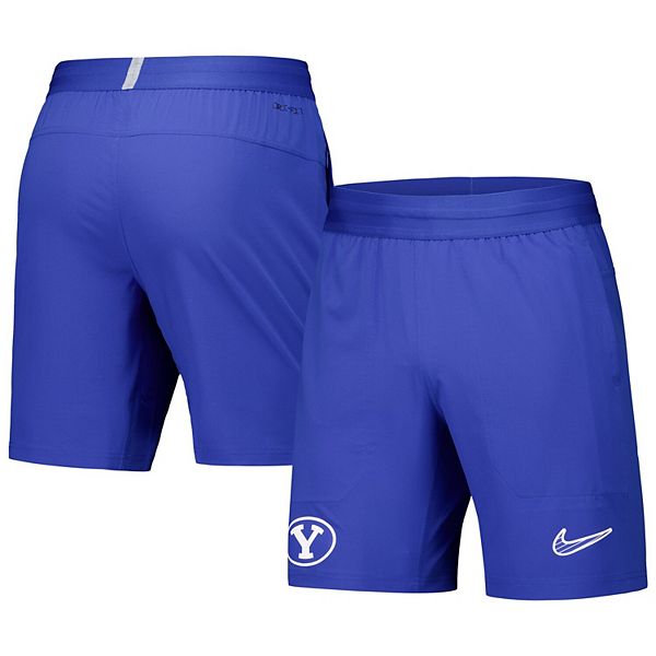 Men's Nike Royal BYU Cougars 2024/25 Sideline Performance Woven Shorts Nike