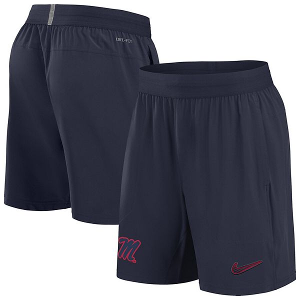 Men's Nike Navy Ole Miss Rebels 2024/25 Sideline Performance Woven Shorts Nike