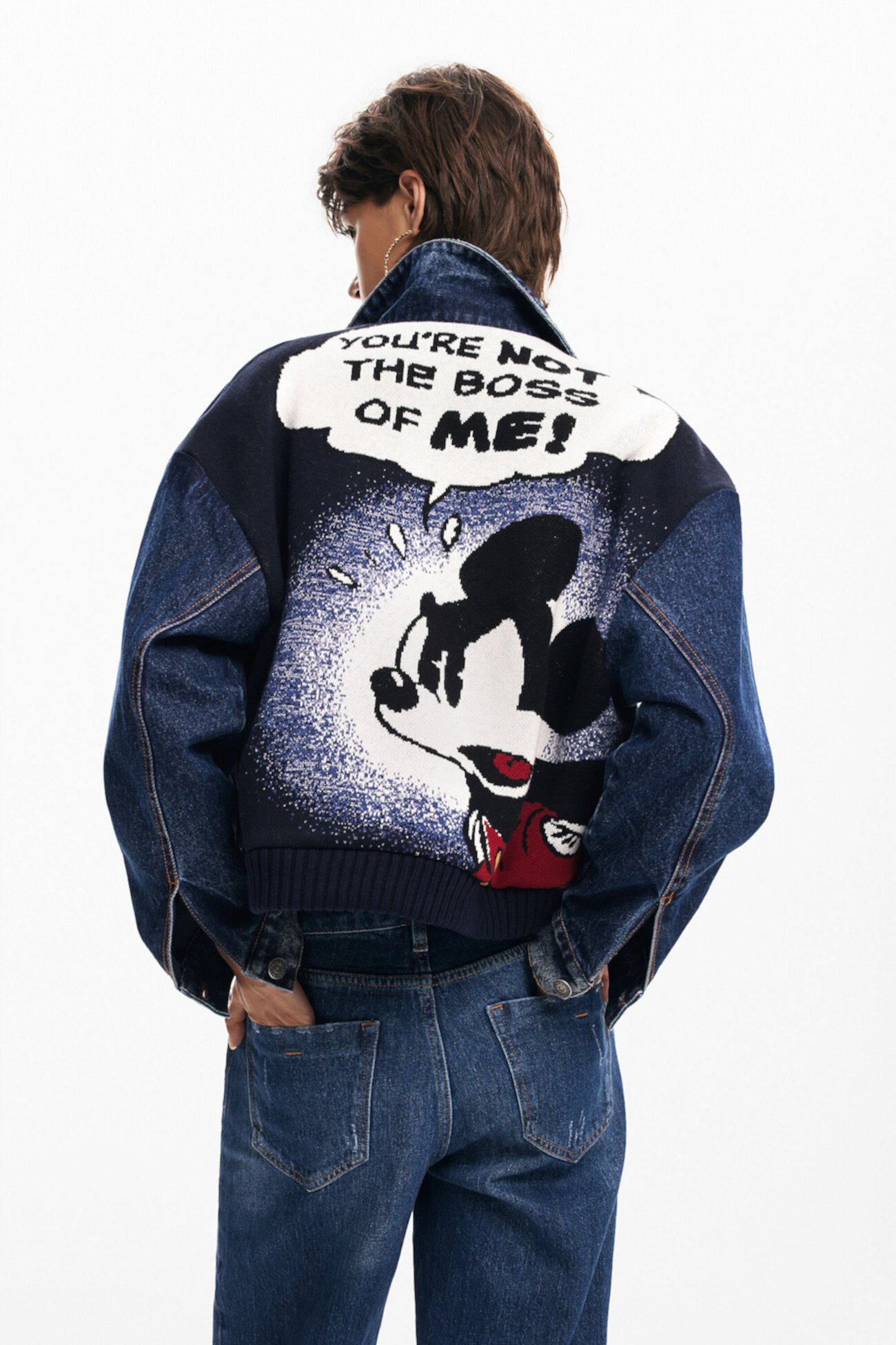 Women's Mickey denim jacket Desigual