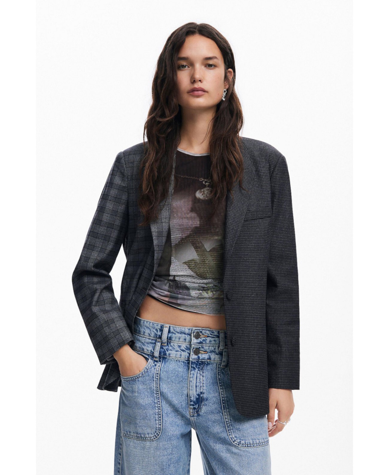 Women's Asymmetric blazer Desigual