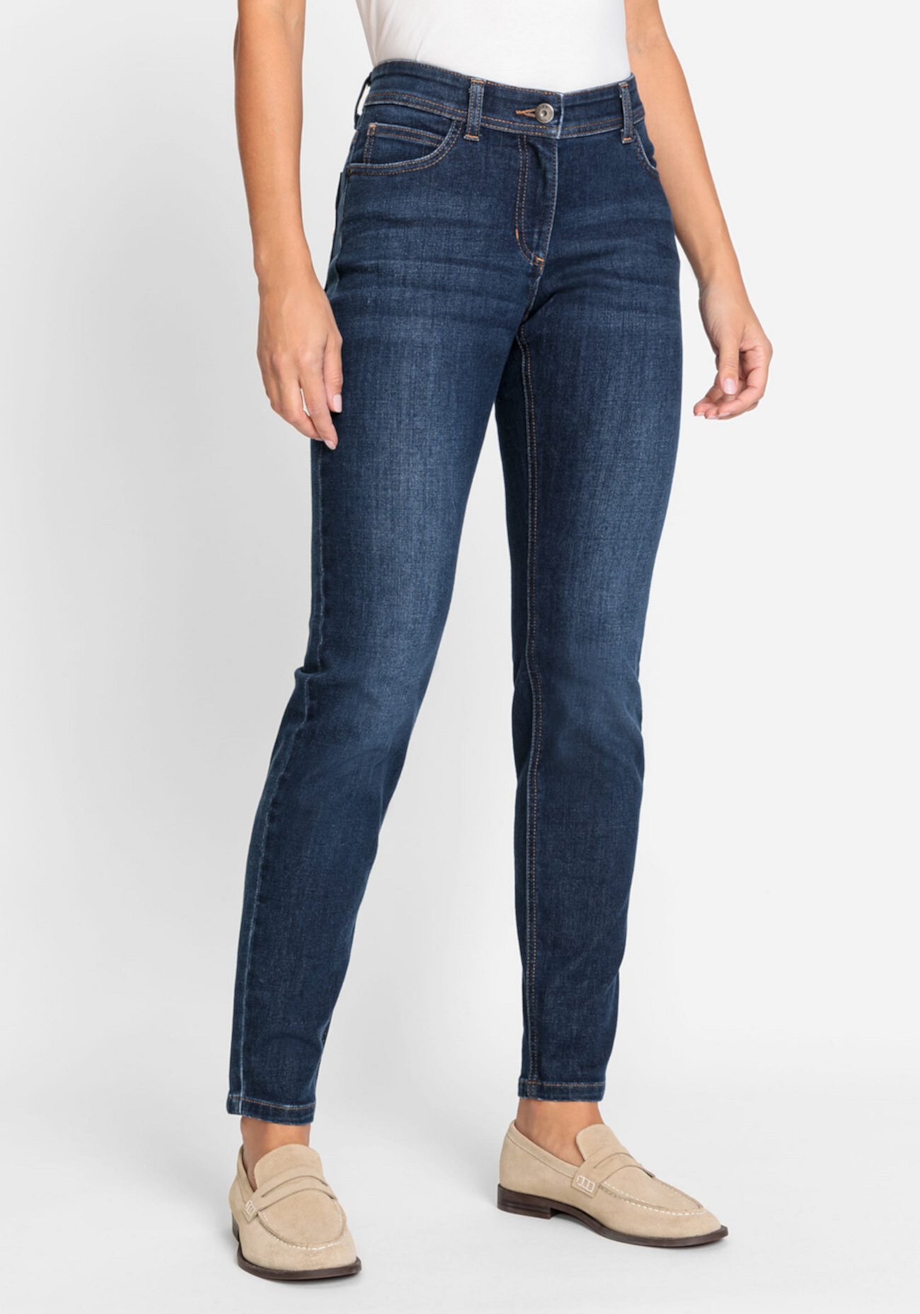 Women's Dana Fit Slim Leg 5-Pocket Power Stretch Jean Olsen