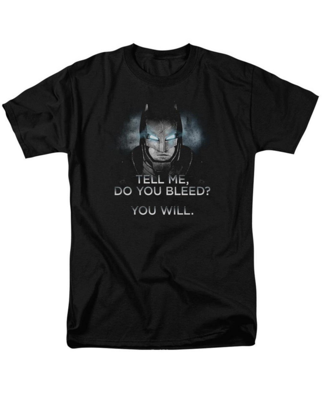 Men's Do You Bleed Short Sleeve Adult Tee / T-Shirt Batman V Superman