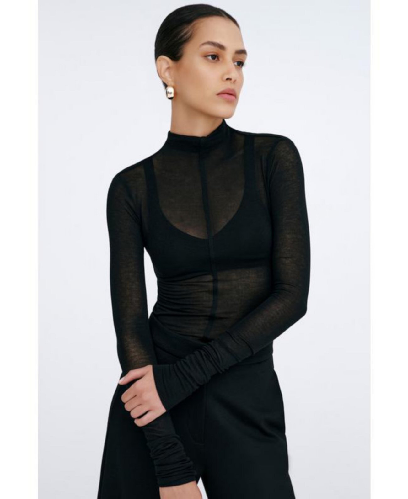 Women's Alicia Sheer Turtleneck Marcella