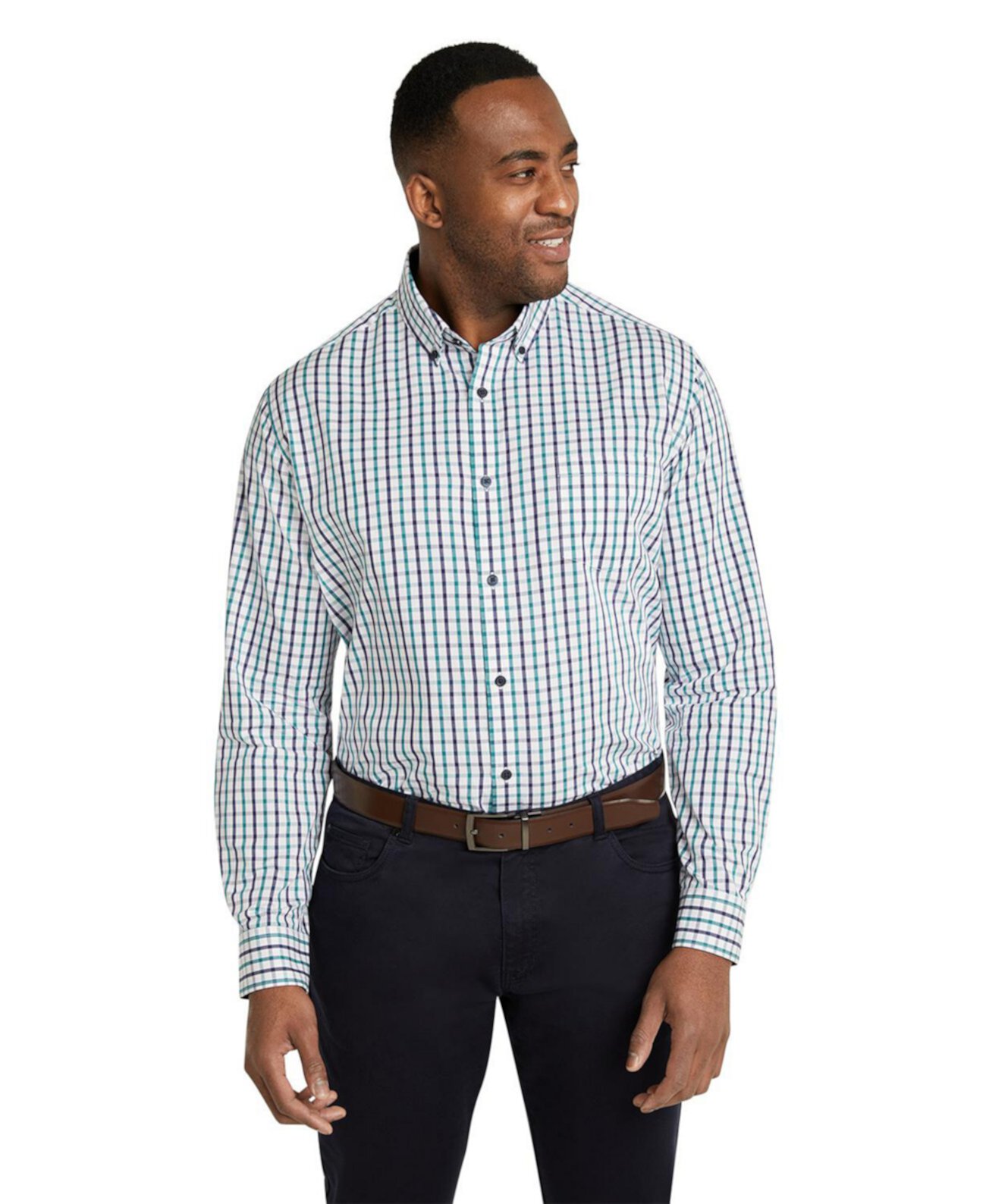 Big & Tall Derby Check Shirt Johnny Bigg