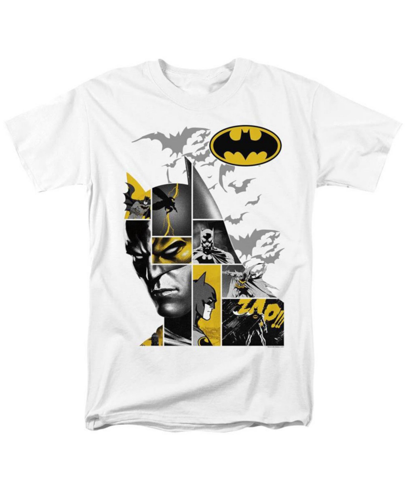 Men's Long Live Short Sleeve Adult Tee / T-Shirt Batman