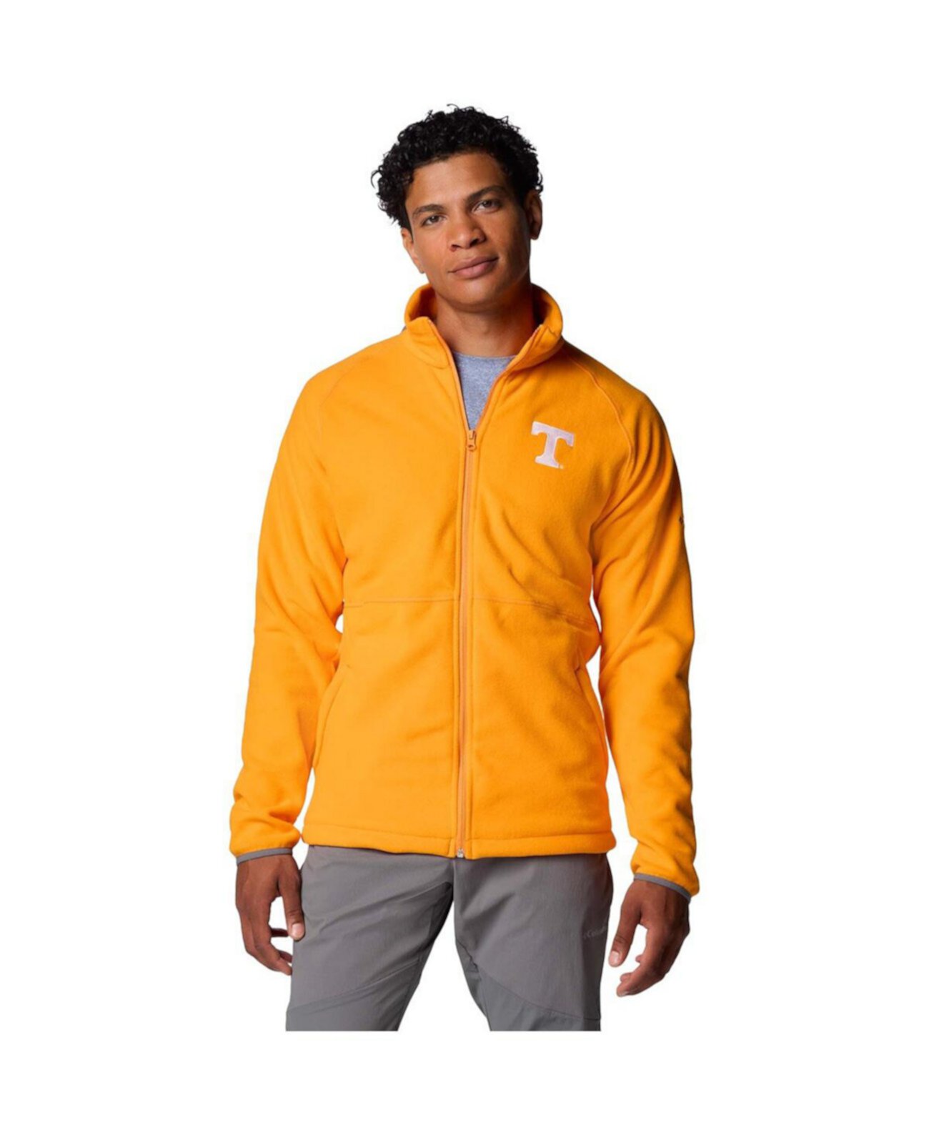 Men's Tennessee Orange Tennessee Volunteers Flanker IV Fleece Raglan Full-Zip Jacket Columbia