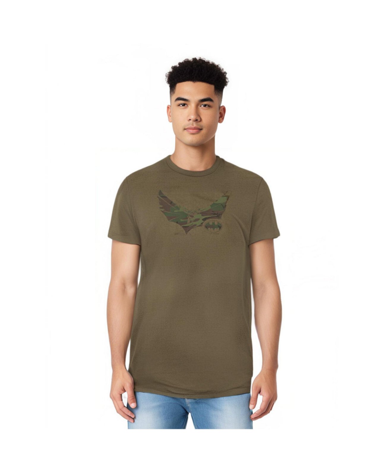 Men's Camo Knight Short Sleeve Adult Tee / T-Shirt Batman