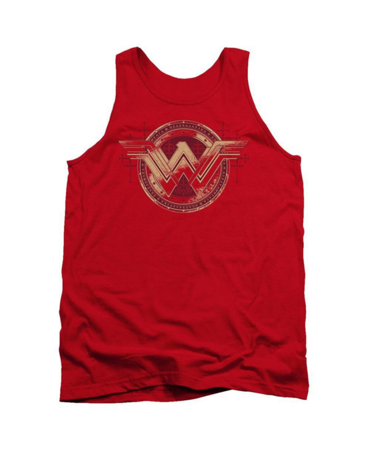 Men's Wonder Woman Shield Adult Tank Top Batman V Superman