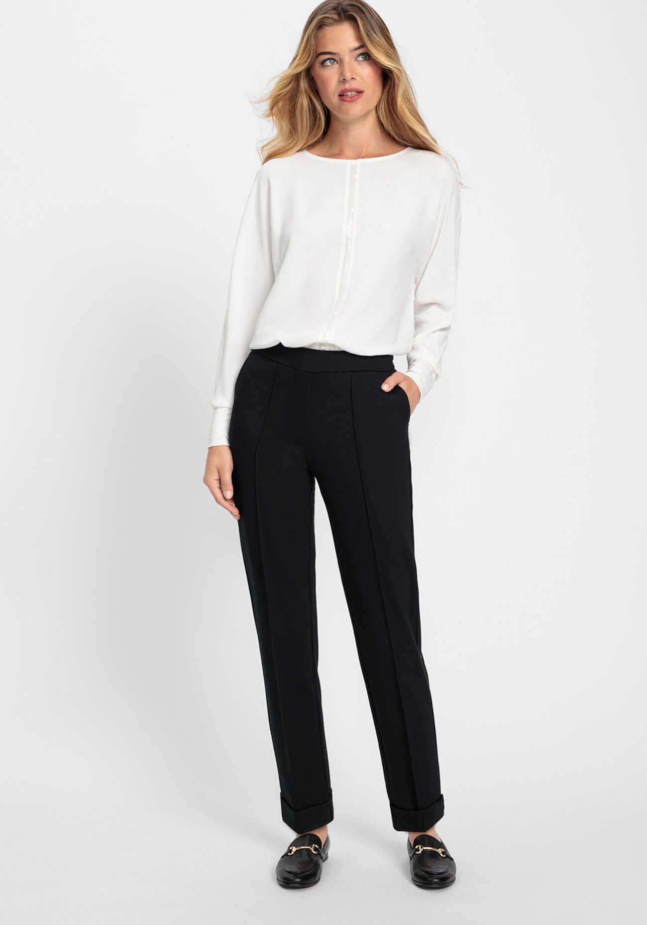 Women's Lisa Fit Cropped Pull-On Jersey Pant Olsen