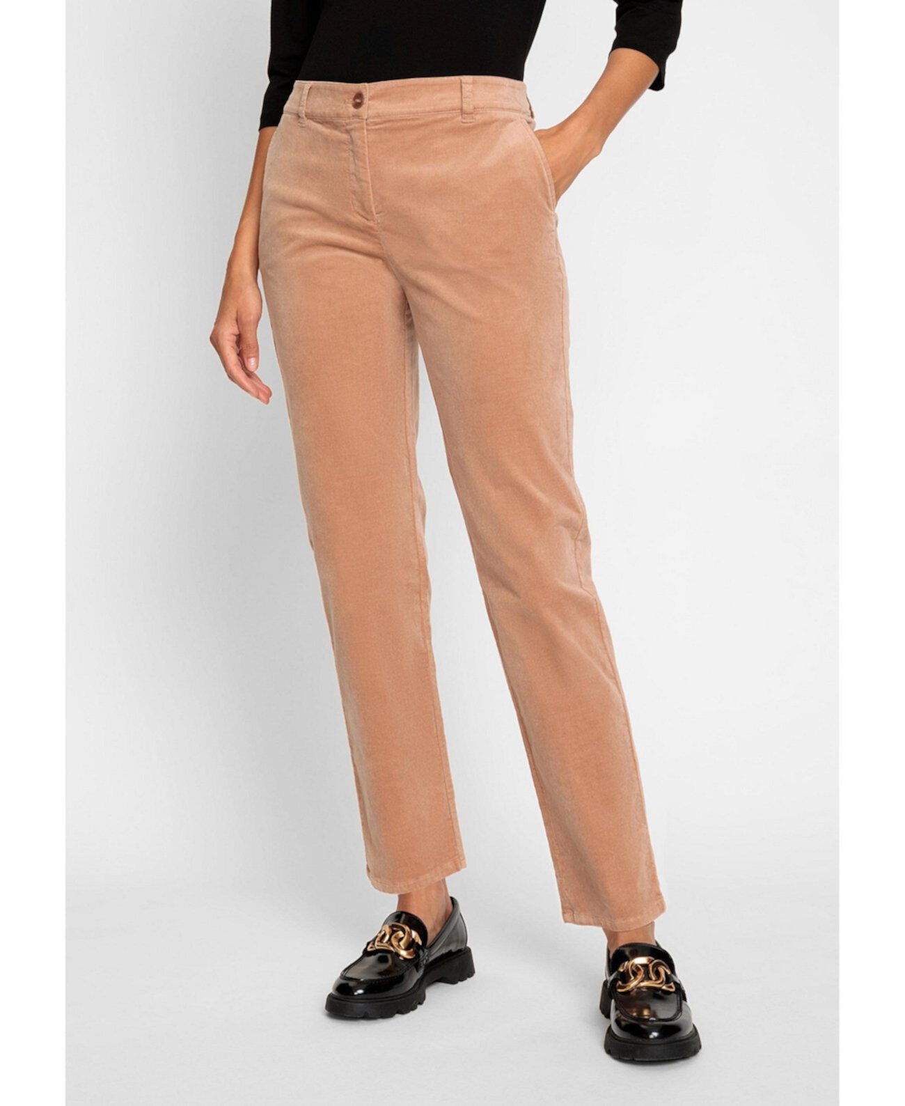 Women's Lisa Fit Straight Leg Uncut Cord Trouser Olsen