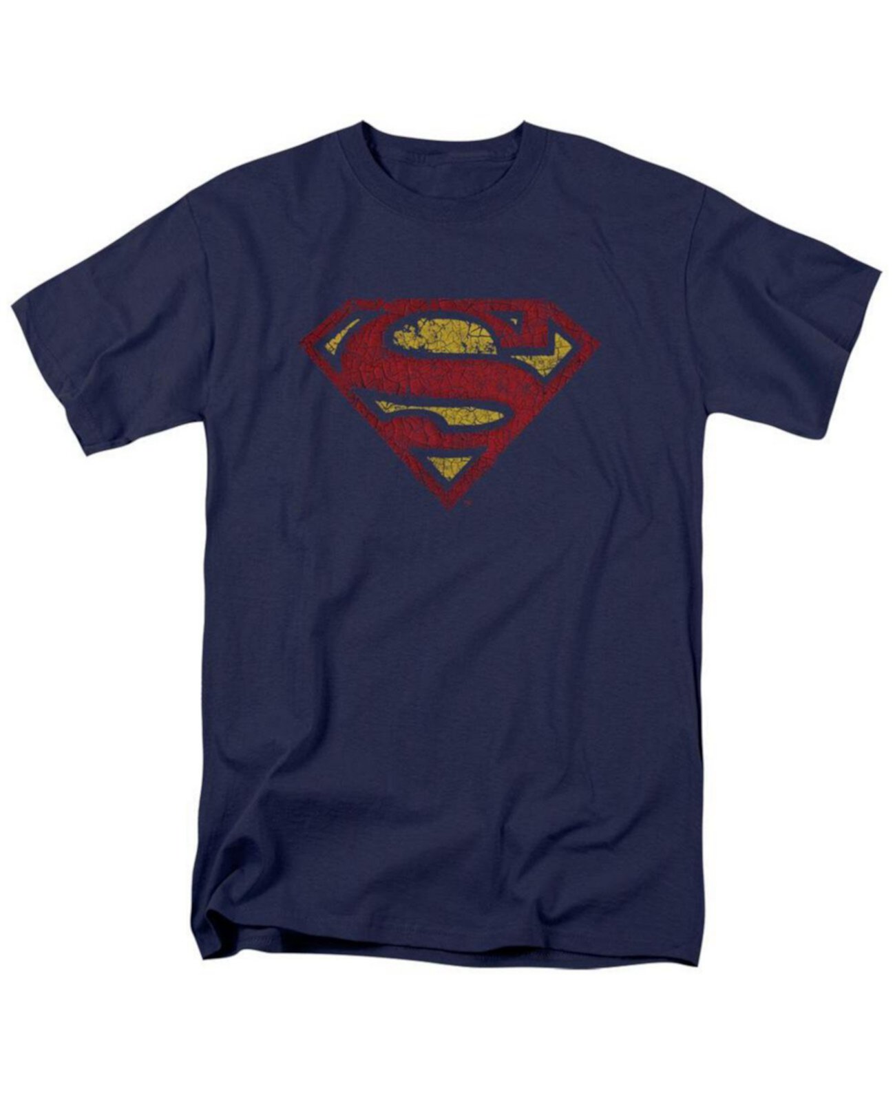 Men's Crackle S Short Sleeve Adult Tee / T-Shirt Superman