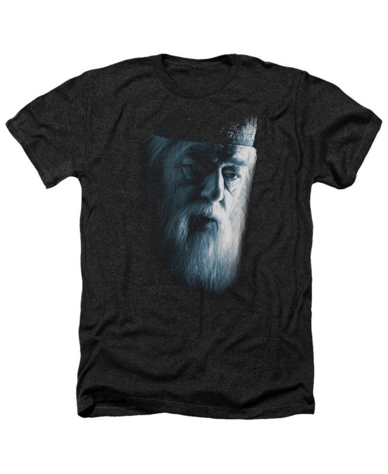 Men's Dumbledore Face Adult Heather Tee / T-Shirt Harry Potter